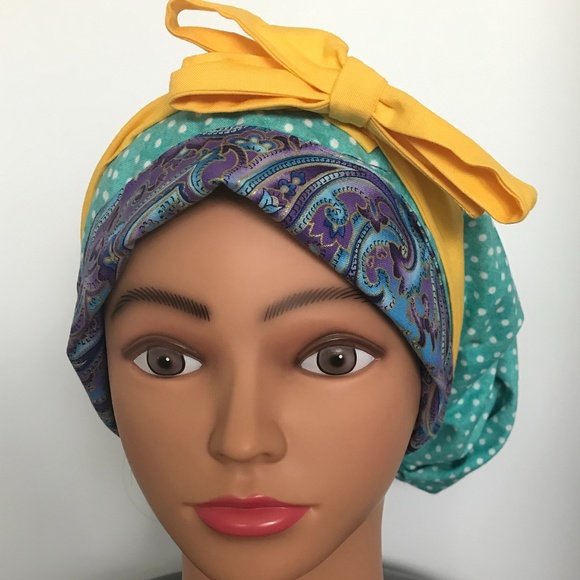 Scrub CAP/HAT *Reversible *Long Ties NWOT - Picture 8 of 15